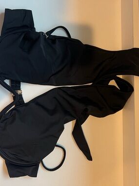 Black Two-Piece Bikini Set